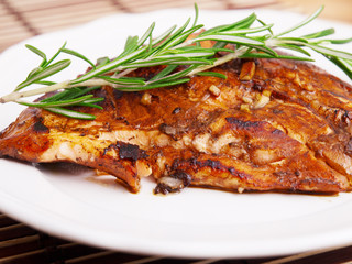 Baked salmon