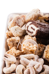 Tin full of pastries