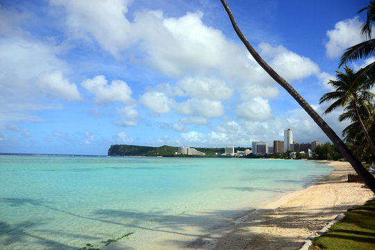 Tumon Bay located Tamuning, Guam