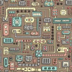 Appliances seamless pattern