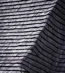 wooden shingle roof