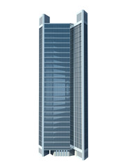 single skyscraper