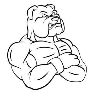 bulldog strong mascot