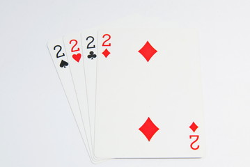 ace poker cards set