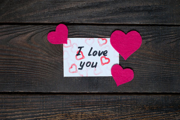 Declaration of love on Valentine's Day