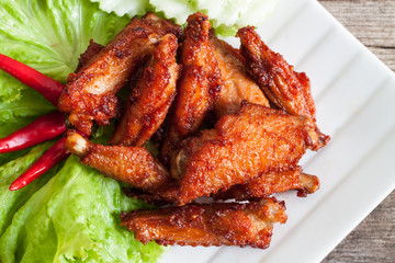 fried chicken wings