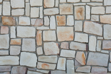 Masonry stone walls