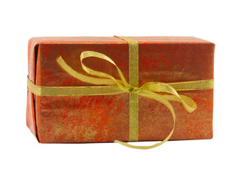 Gift box isolated on white background