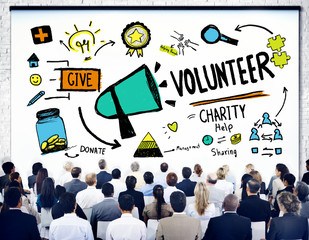 Volunteer Charity Relief Work Donation Help Concept