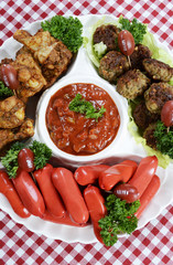 Super Bowl Sunday football party celebration food