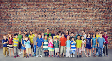 Obraz premium Children Kids Happiness Cheerful Childhood Youth Concept
