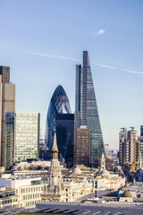 Naklejka premium Piękną panoramę Londynu