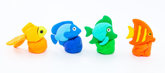 Fish modelling clay