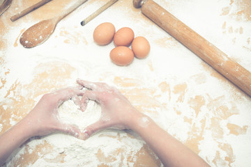 Flour, eggs and Love
