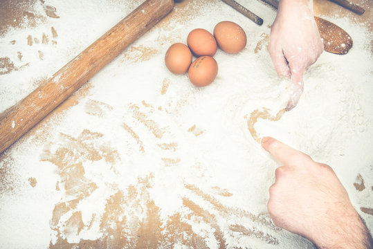 Flour, eggs and Love