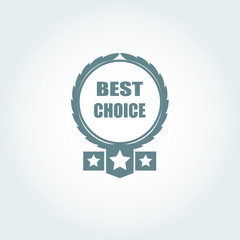 Best choice sign icon. Special offer symbol.