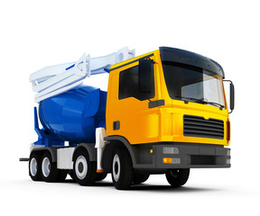 Concrete mixer truck