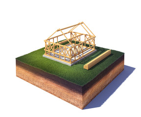 new house under construction