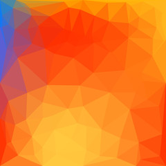 Obraz premium Modern polygonal style bright background. Vector