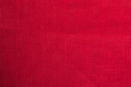 Fototapeta red cloth fabric background closeup