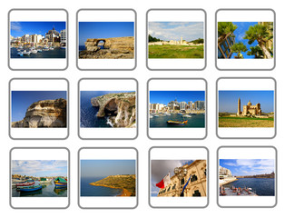 Travel Malta and Gozo Islands Collage