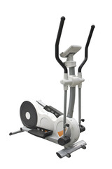 ski simulator isolated on a white background