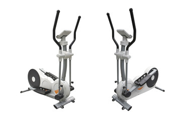 ski simulator isolated on a white background