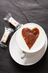 cappuccino with heart