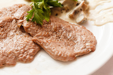 meat with vegetables