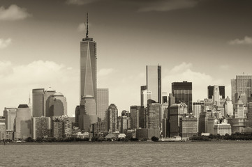 Fototapeta premium Lower Manhattan skyline, New York