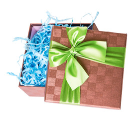 paper box gift bow