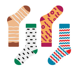 Set of socks with the original design