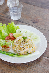 Fried rice is delicious for thai food