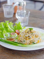 Fried rice is delicious for thai food