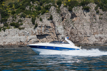 Fototapeta premium motor boat