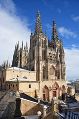 Catedral de Burgos en invierno