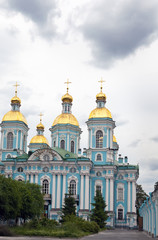 Fototapeta na wymiar St. Nicholas Naval Cathedral . St. Petersburg. Russia