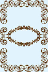 Frame victorian style