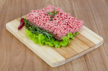 Raw minced meat