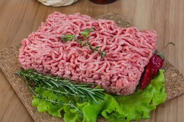 Raw minced meat