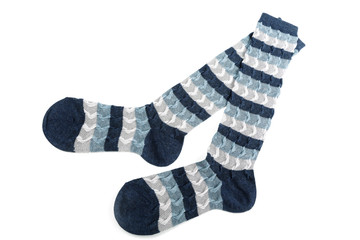 Female socks isolated on a white background