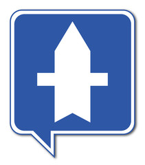 Fototapeta premium Logo intersection.