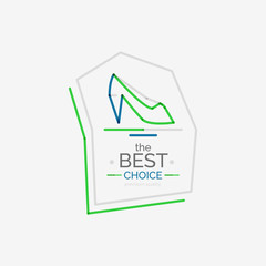 Minimal line design shopping stamps, best choice