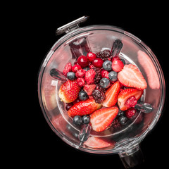 Mixed Berries in Blender