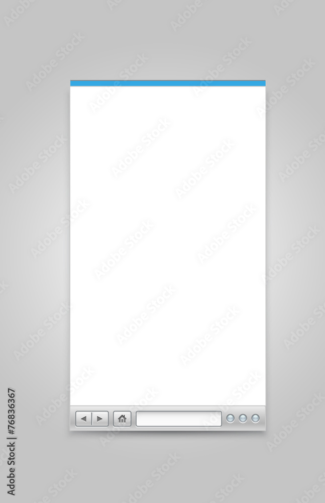 Aufkleber opened browser windows template