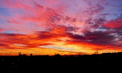 ciel de feu