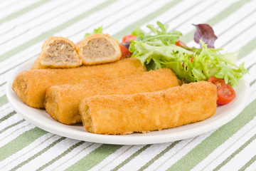 Krokiety - Polish croquettes filled with beef and mushrooms