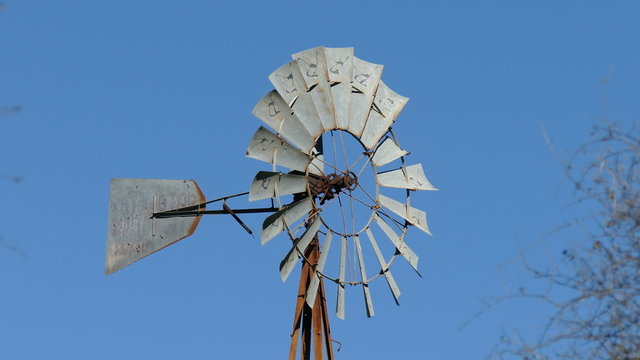 Creaky old windmill in Santa Monica Mountains National Park