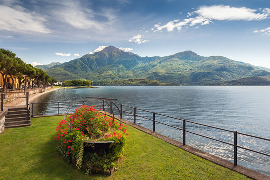 Scenic view of Dongo, Lake Como