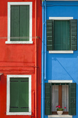 Fototapeta premium architettura sull'isola di Burano,Venezia,Italia
